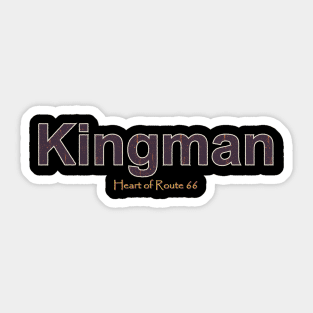 Kingman Grunge Text Sticker